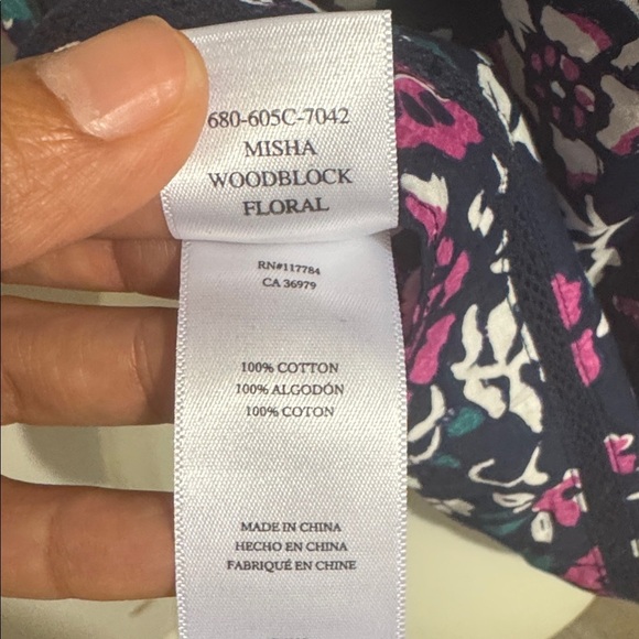 Rails Misha Woodblock Floral Flutter Sleeve Top - Picture 8 of 8